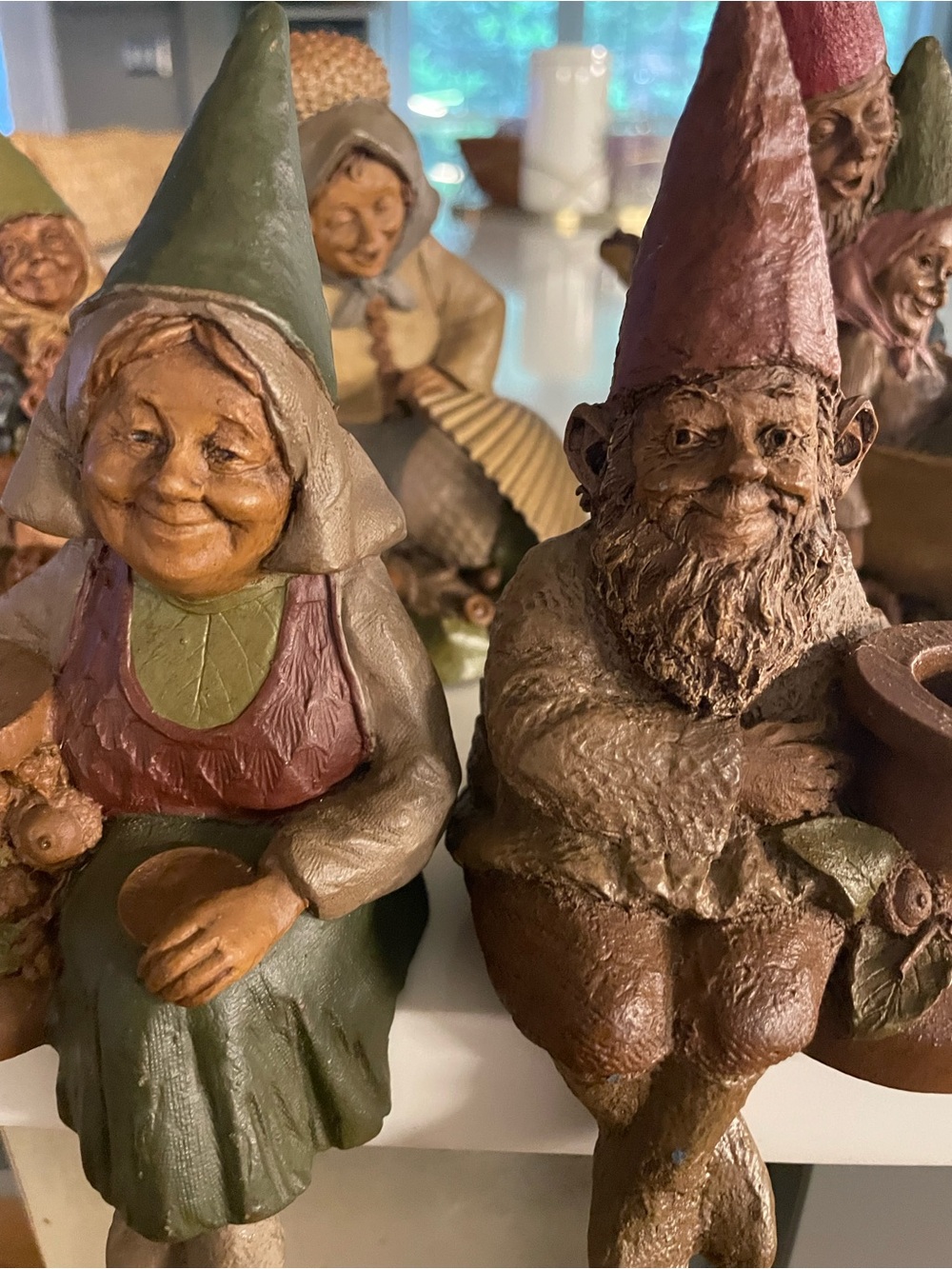 Whimisical little Garden Gnomes resin collection 1990’s price per item - Picture 2 of 11